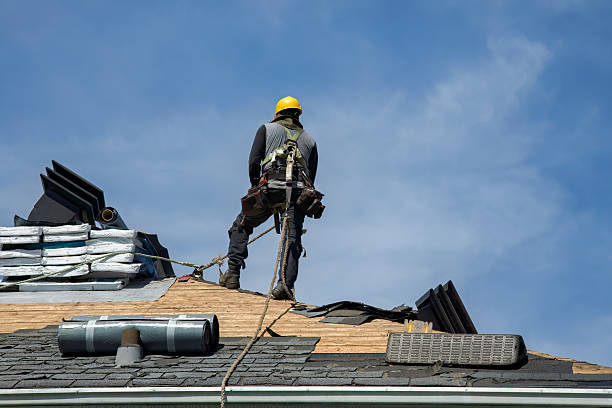 Professional Flat Roof Repair technician working in Bluefield, VA